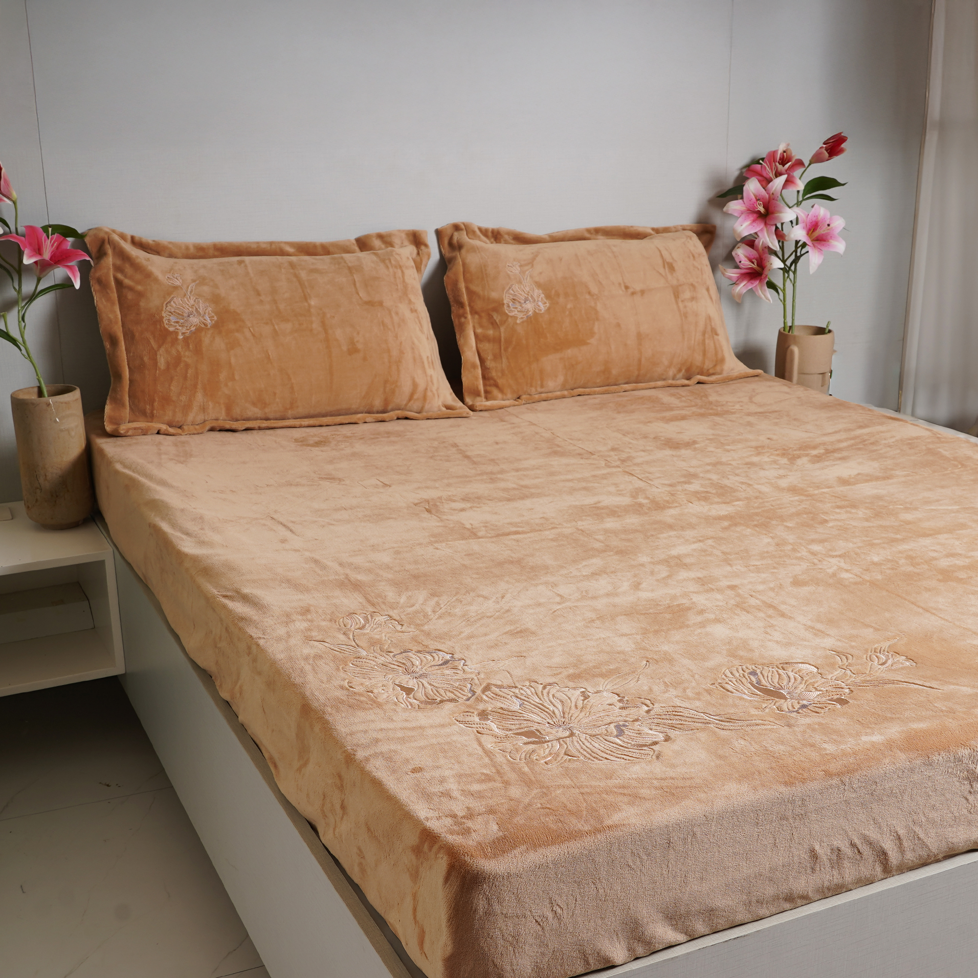 Camel Petal Velvet