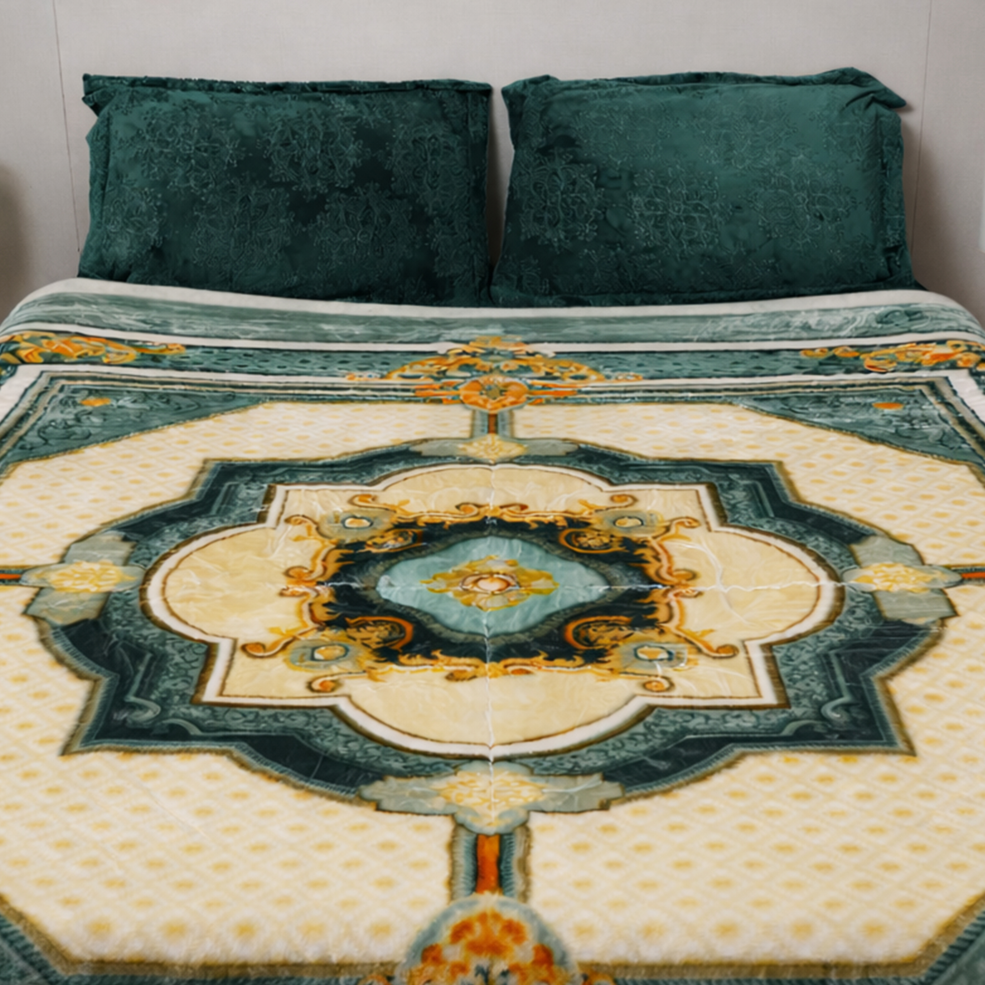 Royal Jade Medallion Blanket